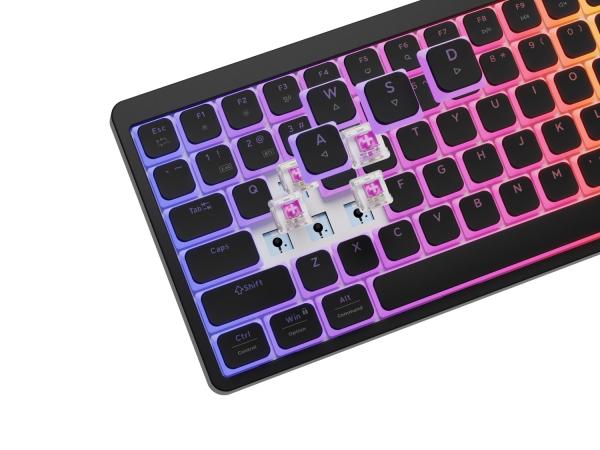 Bezdrôtová herná klávesnica Genesis THOR 430 TKL/ USB+BT/ US/ Čierna 