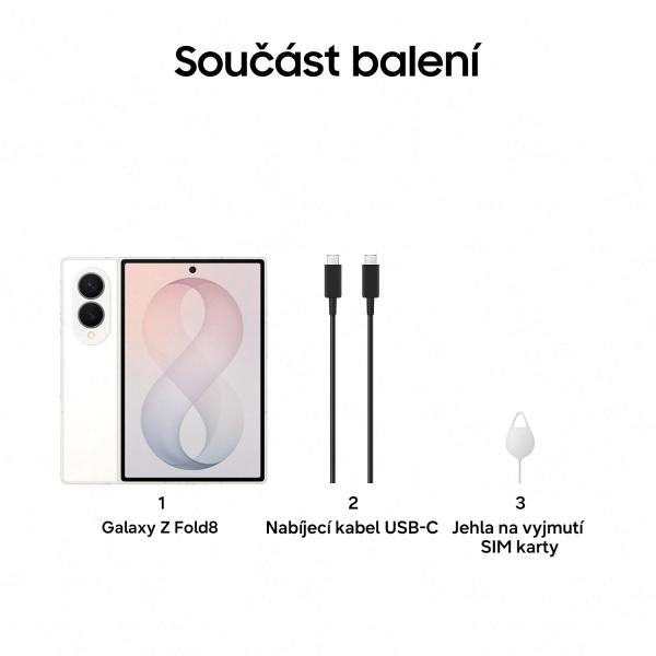 Samsung Galaxy Z Fold 8/ 12GB/ 512GB/ Cream 