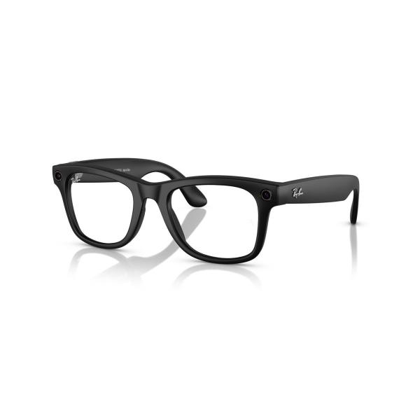 Meta Ray-Ban Gen1 Wayfarer - Matte Black/ Clear to Graphite Green Transitions (Large) 