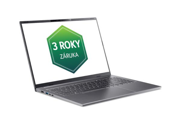 Acer Aspire 16 AI/ A16-I71M-75KD/ U7-355/ 16"/ WUXGA/ 16GB/ 512GB/ Intel int/ W11H/ Gray/ 2R 