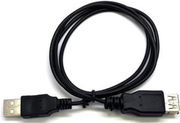 C-TECH USB A-A 1, 8m 2.0 predlžovací, čierny