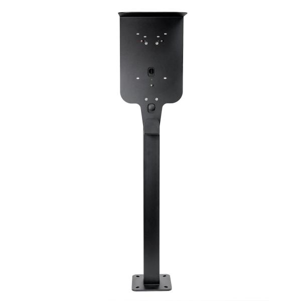 Platinet univerzálny stojan so strieškou PEVSTANDUNI pre Wallboxy, pozink, držiak kábla, 130cm, čierna 