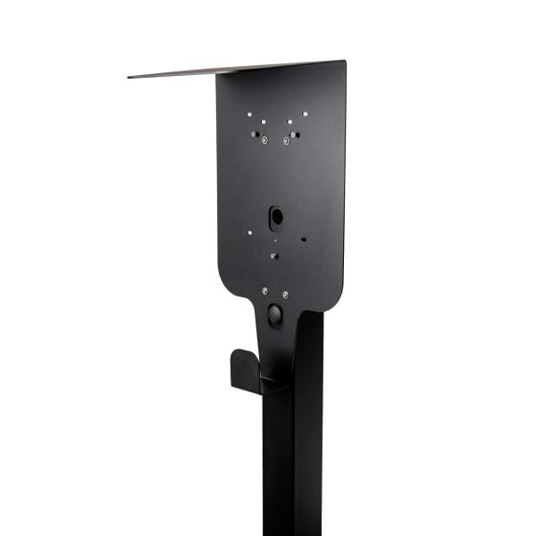 Platinet univerzálny stojan so strieškou PEVSTANDUNI pre Wallboxy, pozink, držiak kábla, 130cm, čierna 