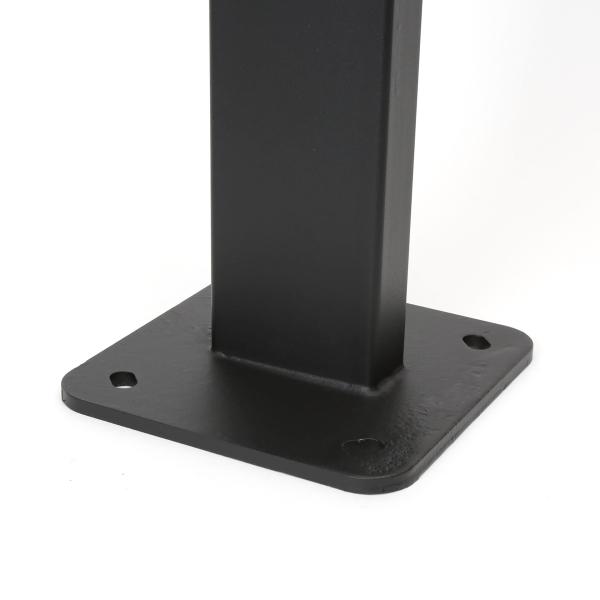 Platinet univerzálny stojan PEVSTAND pre Wallboxy, pozink, držiak kábla, 120cm, čierna 
