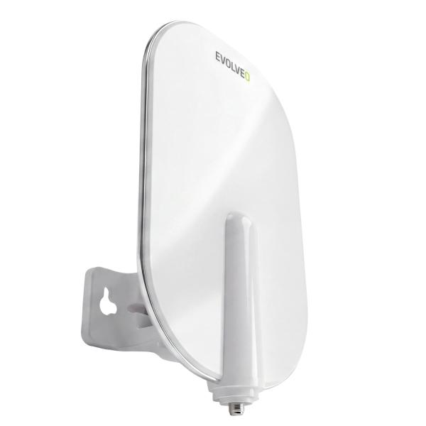 EVOLVEO HDO 2, aktívna vonkajšia DVB-T2 anténa, filter LTE/ 4G/ 5G 