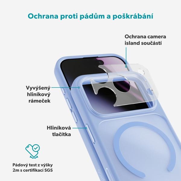 Epico HeroMatte Mag+ Case iPhone 17 Pro/ 18 Pro modrá 