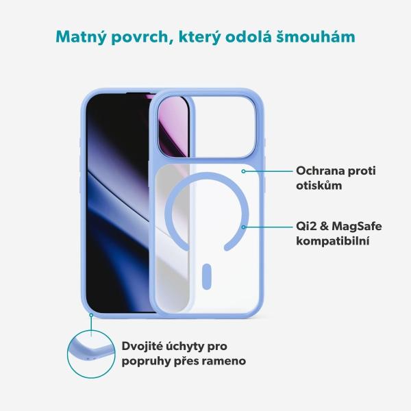 Epico HeroMatte Mag+ Case iPhone 17 Pro Max/ 18 Pro Max modrá 