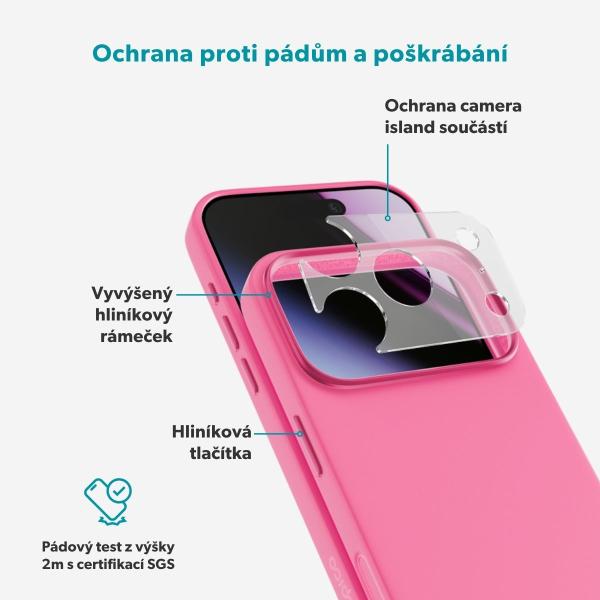 Epico Silicone Mag+ Case iPhone 17 Pro Max/ 18 Pro Max ružová 