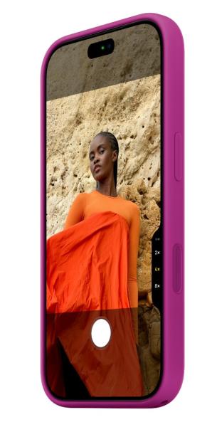 iPhone 18 Pre Silicone Case with MS - Magenta 