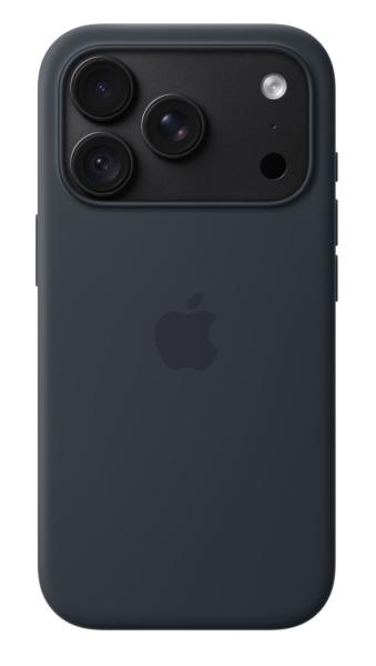 iPhone 18 Pre Silicone Case with MS - Navy Blue 