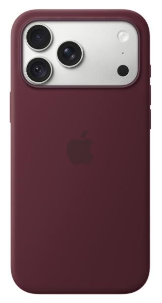 iPhone 18 Pre Max Silicone Case with MS - Burgundy 