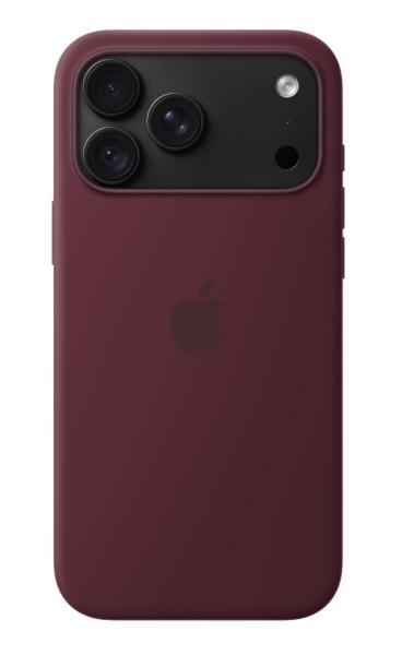 iPhone 18 Pre Max Silicone Case with MS - Burgundy 
