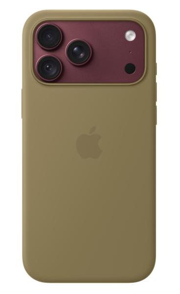 iPhone 18 Pre Max Silicone Case with MS - Olive 
