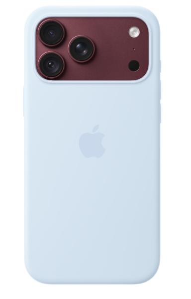 iPhone 18 Pre Max Silicone Case with MS - Cr.Blue 