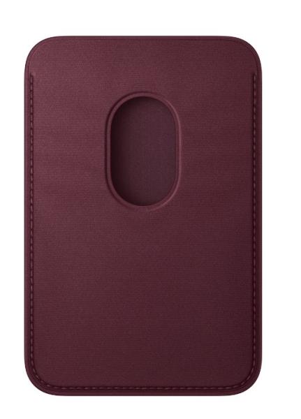 iPhone FineWoven Wallet with MS - Burgundy 
