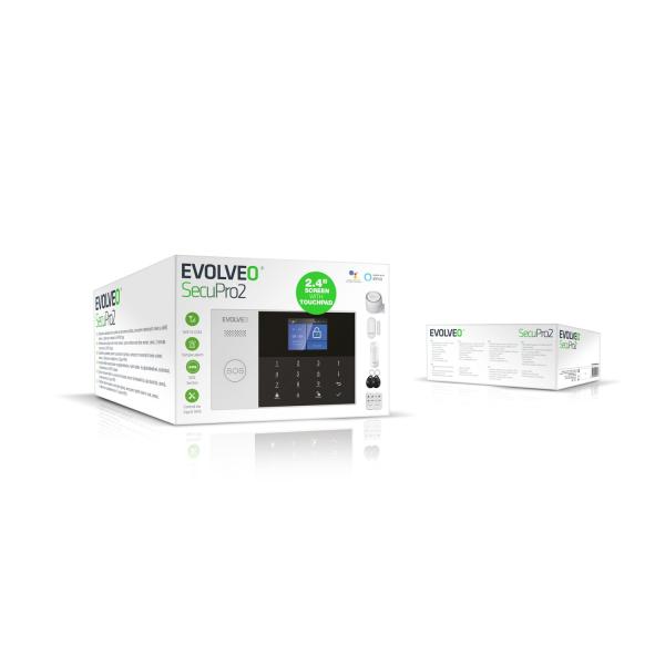EVOLVEO SecuPro2, šikovný bezdrôtový GSM&Wi-Fi zabezpečovací systém 