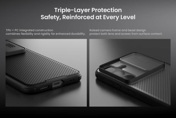 Nillkin CamShield PRO Zadný Kryt pre Samsung Galaxy S26 FE Black 