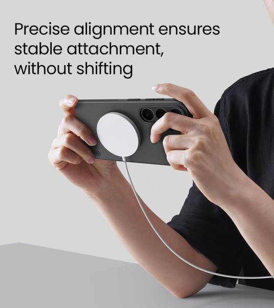 Nillkin Super Frosted PRO Magnetic Zadný Kryt pre Samsung Galaxy S26 FE Black 