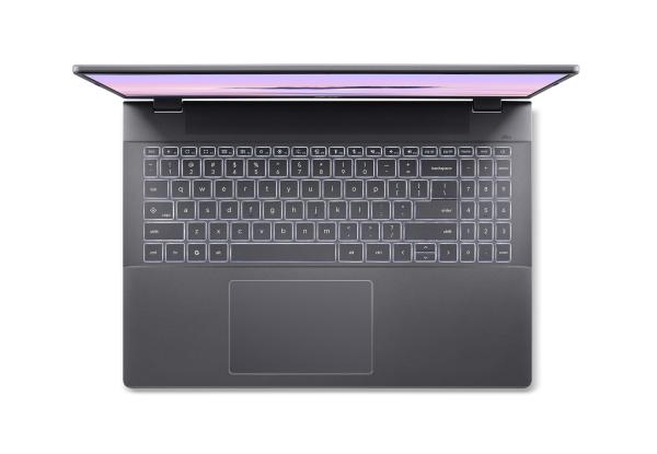 Acer Chromebook Plus 516/ CB516-1HT-38G2/ 3-100U/ 16"/ WUXGA/ T/ 8GB/ 256GB/ Intel int/ Chrome/ Gray/ 2R 