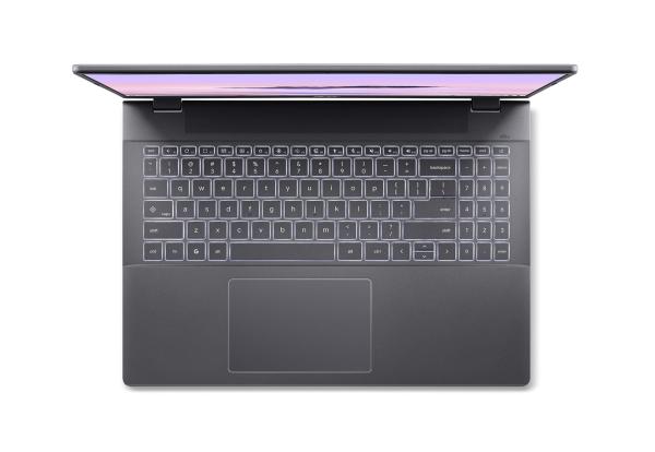 Acer Chromebook Plus 516/ CB516-1HT-38G2/ 3-100U/ 16"/ WUXGA/ T/ 8GB/ 256GB/ Intel int/ Chrome/ Gray/ 2R 
