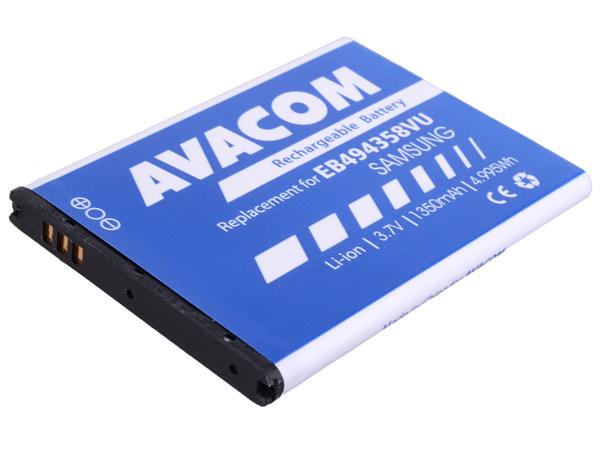 Baterie AVACOM GSSA-5830-S1350A do mobilu Samsung S5830 Galaxy Ace Li-Ion 3, 7V 1350mAh 