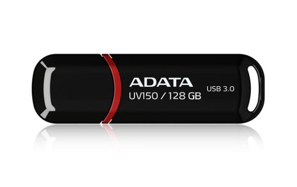 ADATA UV150/ 128GB/ USB 3.0/ USB-A/ Čierna