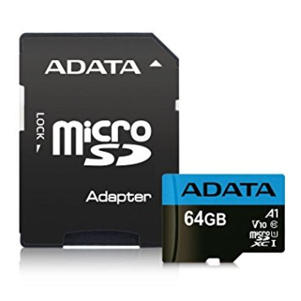 Adata/ micro SDHC/ 64GB/ 100MBps/ UHS-I U1 / Class 10/ + Adaptér