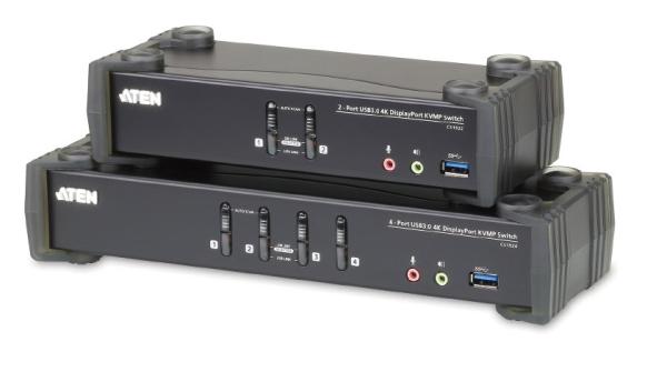 ATEN 4-portový 4K DisplayPort KVMP USB3.0,  zvuk
