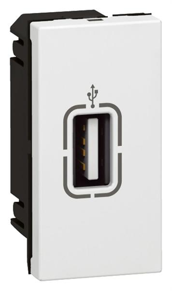 MOSAIC zásuvka USB 1M biela