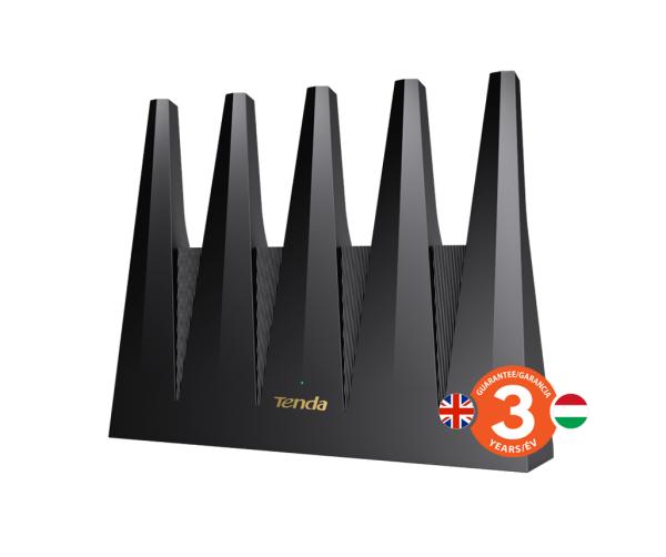 Tenda BE12 Pro BE7200 WiFi 7 Mesh Router, 2x 2.5G WAN/ LAN, 3x 1G WAN/ LAN, 7141 Mb/ s, NFC, VPN 