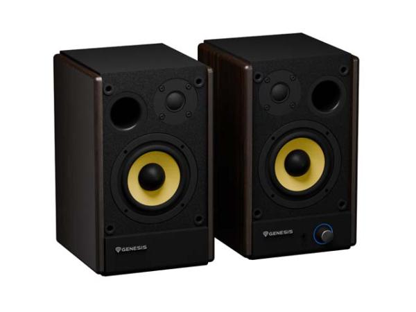 Herné reproduktory Genesis ARSEN 402BT, 60W, Hnedé 