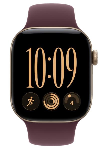 Watch Acc/ 42/ Burgundy Šport Band - M/ L 