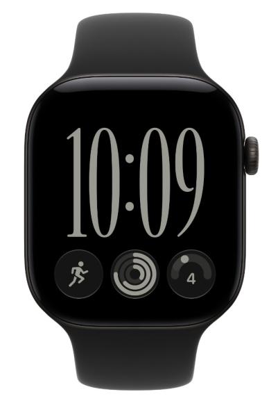 Watch Acc/ 46/ Black Sport Band - S/ M 