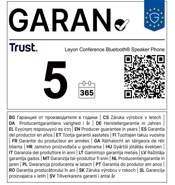 TRUST LEYON CONFERENCE BT SPEAKER PHONE 