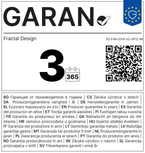 Fractal Design 120mm Dynamic X2 GP čierna 