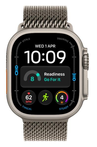 Watch Acc/ 49/ Natural Titan.Milanese Loop - M 