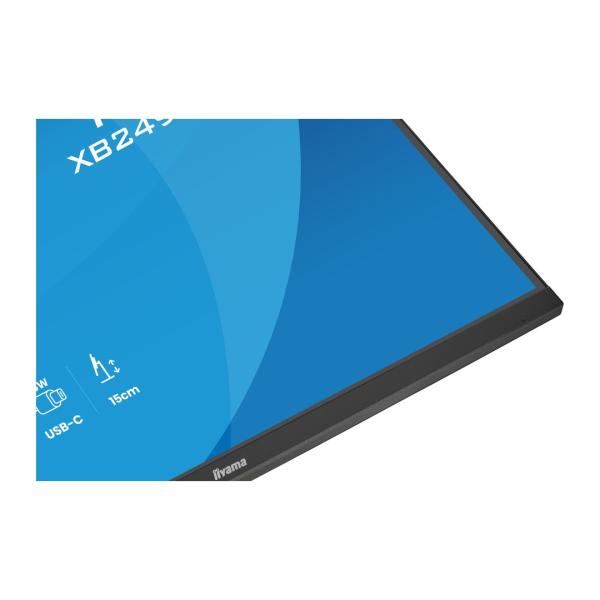 24" iiyama XB2495WSC-B1: IPS, WXGA, USB-C, HAS 
