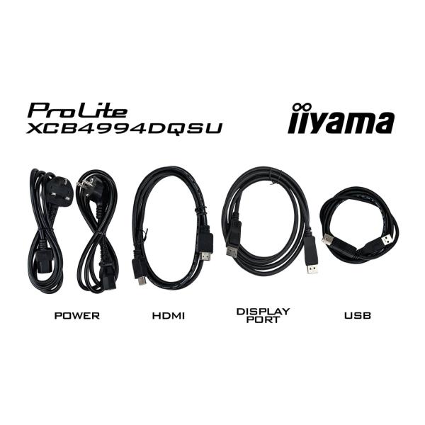 49" iiyama XCB4994DQSU-B1:VA, DQHD, HAS 
