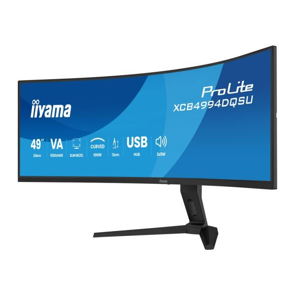 49" iiyama XCB4994DQSU-B1:VA, DQHD, HAS 
