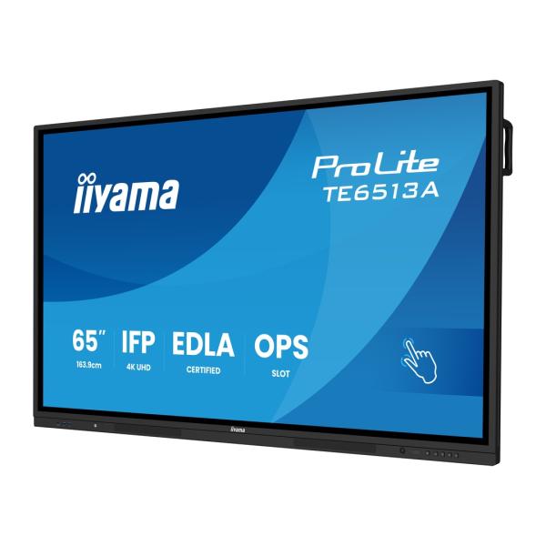 65" iiyama TE6513A-B3AG: IPS, 4K, EDLÁ, NFC 