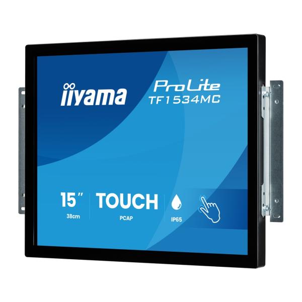 15" iiyama TF1534MC-B8X: TN, XGA, 10P, IP65 
