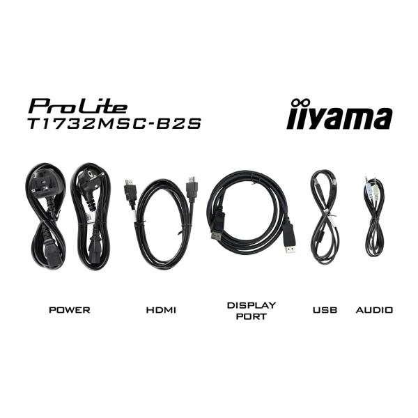 17" iiyama T1732MSC-B2S: PCAP, 1280x1024, HDMI, DP 