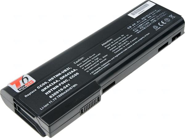 Batéria T6 Power HP ProBook 6360b, 6460b, 6470b, 6560b, 6570b, 8460, 8470, 7800mAh, 87Wh, 9cell