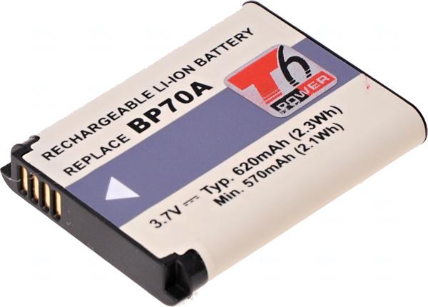 Baterie T6 Power Samsung BP-70A, BP70A, SLB-70A, 700mAh, 2, 6Wh