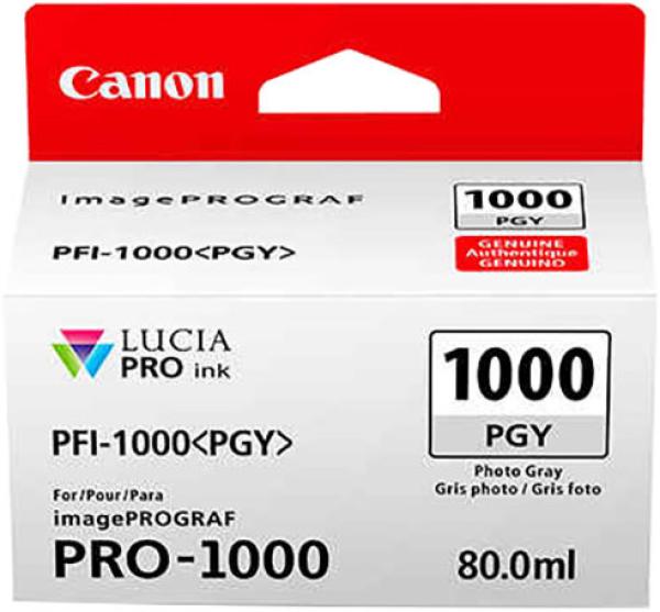 Canon PFI-1000 PGY, photo sivý