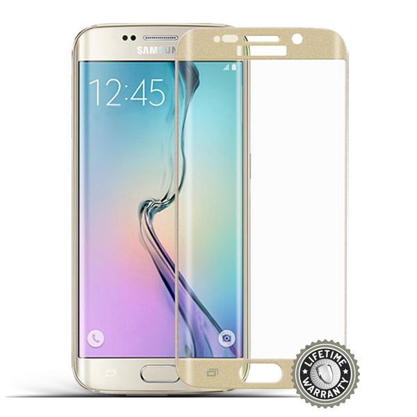 Screenshield™ SAMSUNG G928 Galaxy S6 Edge Plus Tempered Glass protection (Gold)
