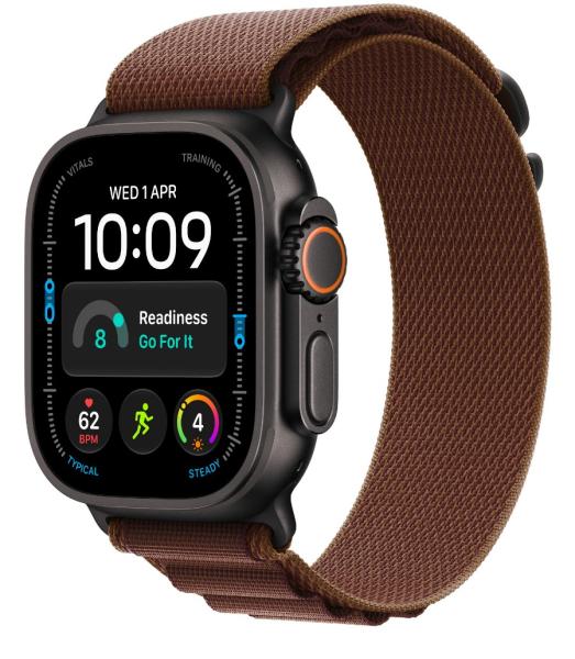 Watch Acc/ 49/ Burgundy Alp.Loop/ Black Titan - M 