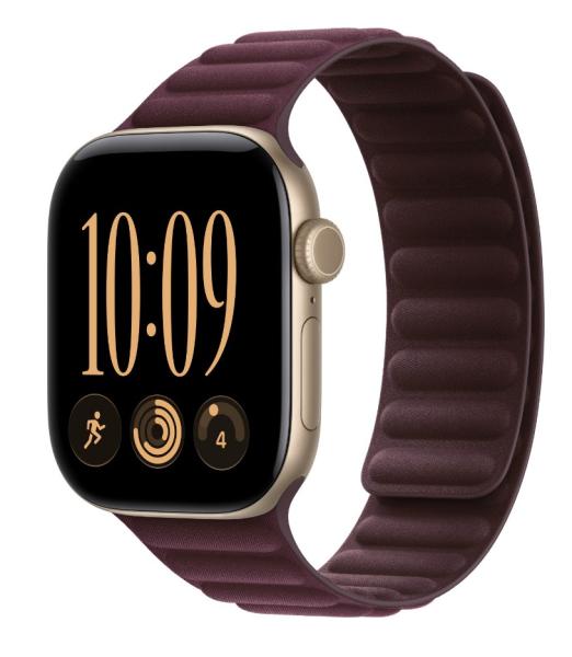 Watch Acc/ 42/ Burgundy Magnetic Link - S/ M 