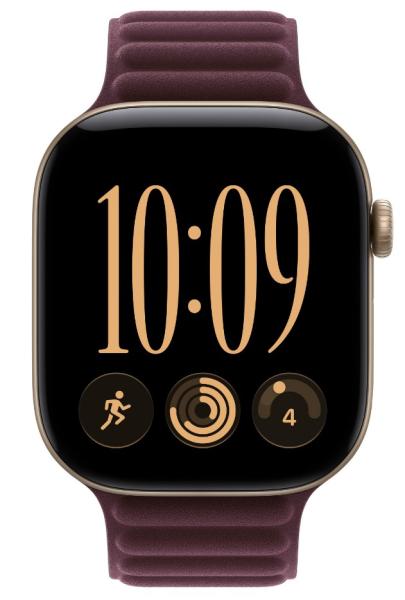 Watch Acc/ 46/ Burgundy Magnetic Link - M/ L 