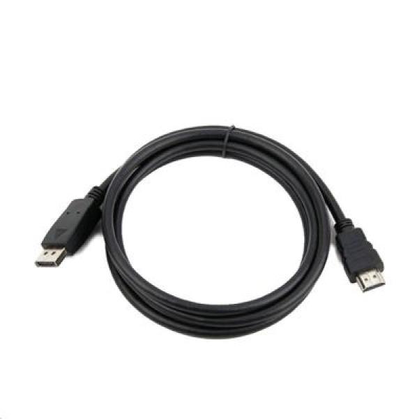 Gembird kábel DisplayPort (M) na HDMI (AM), 1m, čierny